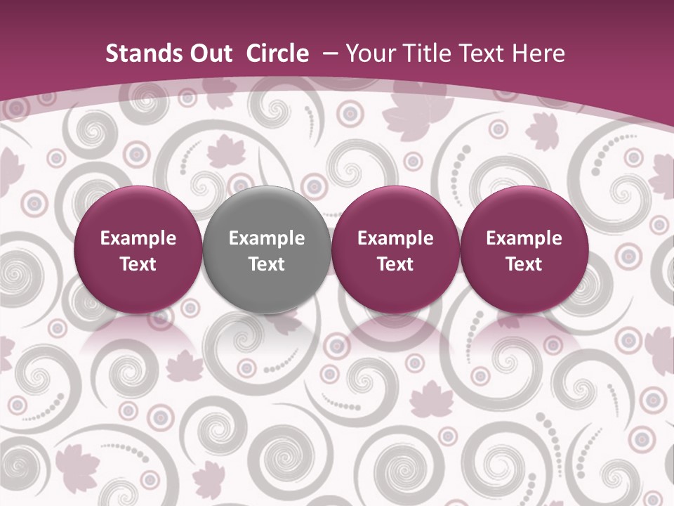 Decoration Vector Tree PowerPoint Template