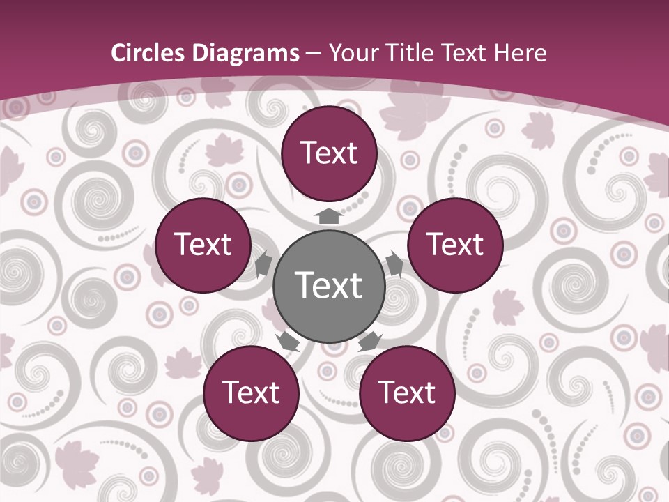 Decoration Vector Tree PowerPoint Template