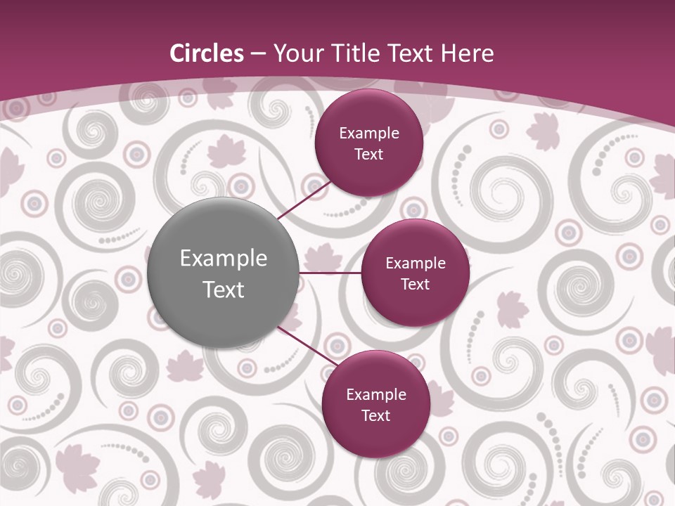 Decoration Vector Tree PowerPoint Template