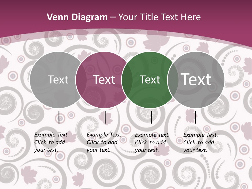 Decoration Vector Tree PowerPoint Template