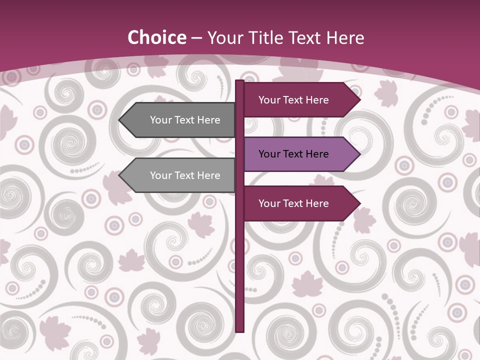 Decoration Vector Tree PowerPoint Template