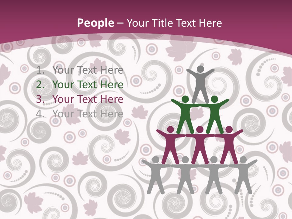 Decoration Vector Tree PowerPoint Template