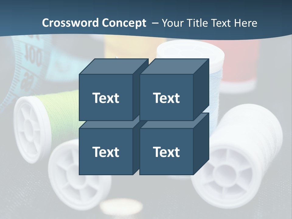 Garment Kit Tape PowerPoint Template