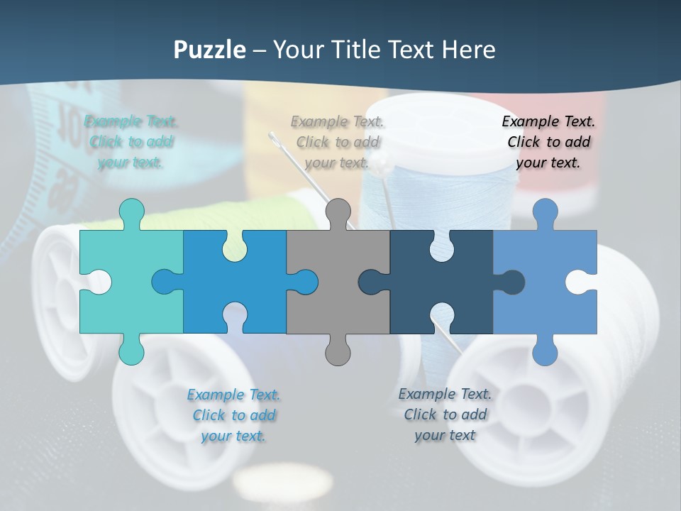 Garment Kit Tape PowerPoint Template