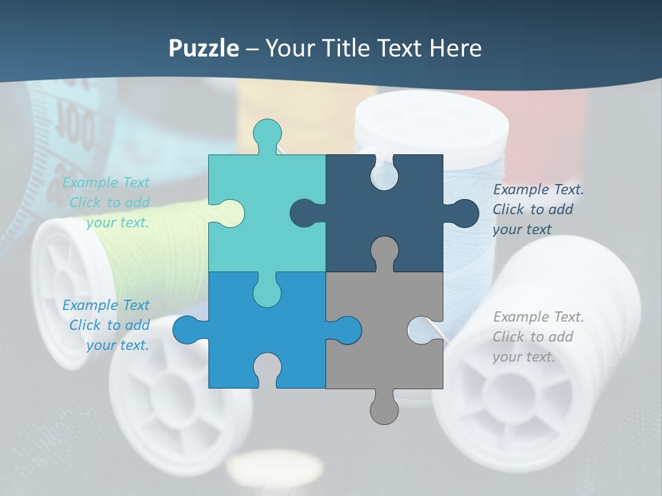 Garment Kit Tape PowerPoint Template