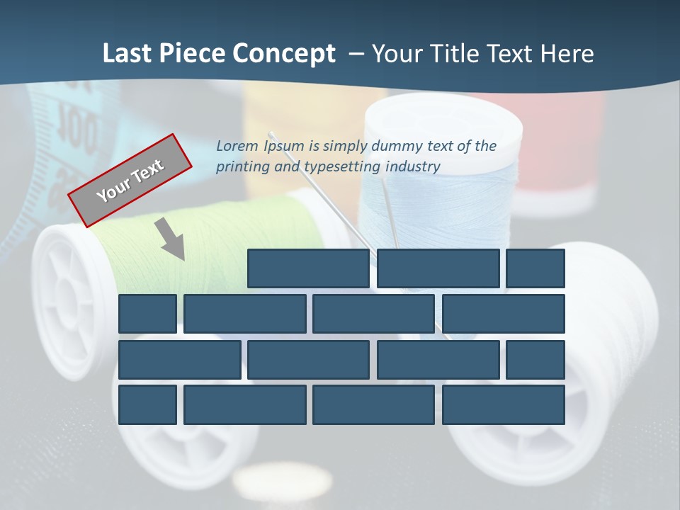 Garment Kit Tape PowerPoint Template