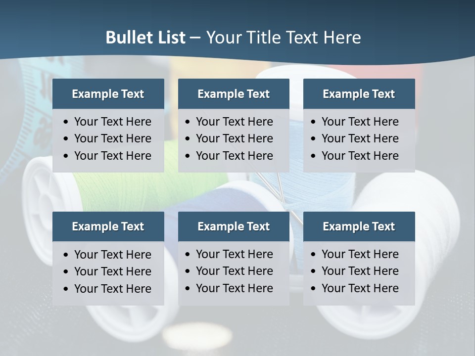 Garment Kit Tape PowerPoint Template