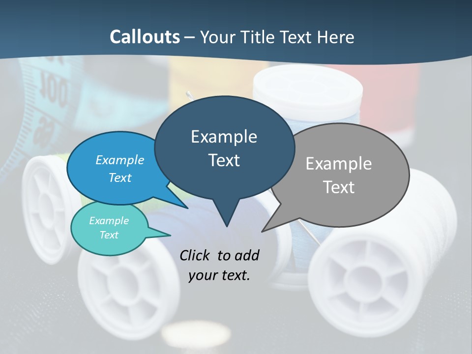 Garment Kit Tape PowerPoint Template