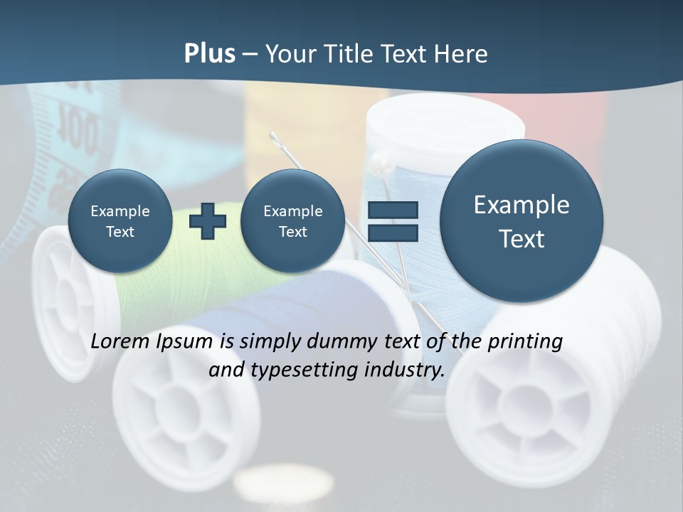 Garment Kit Tape PowerPoint Template