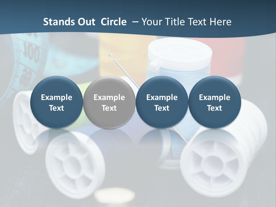 Garment Kit Tape PowerPoint Template