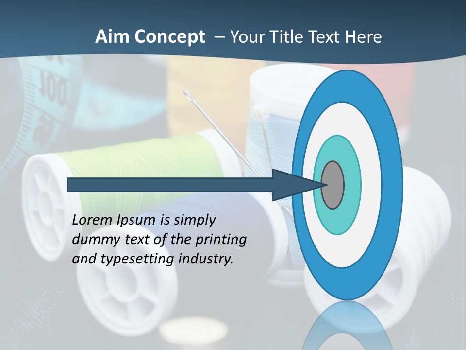 Garment Kit Tape PowerPoint Template