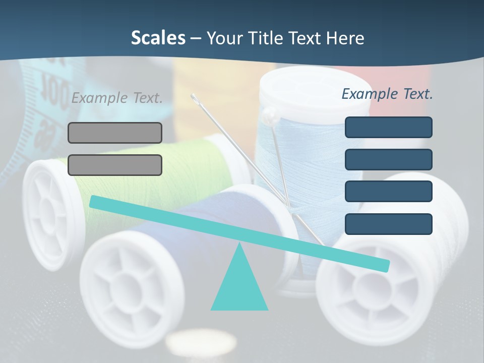 Garment Kit Tape PowerPoint Template