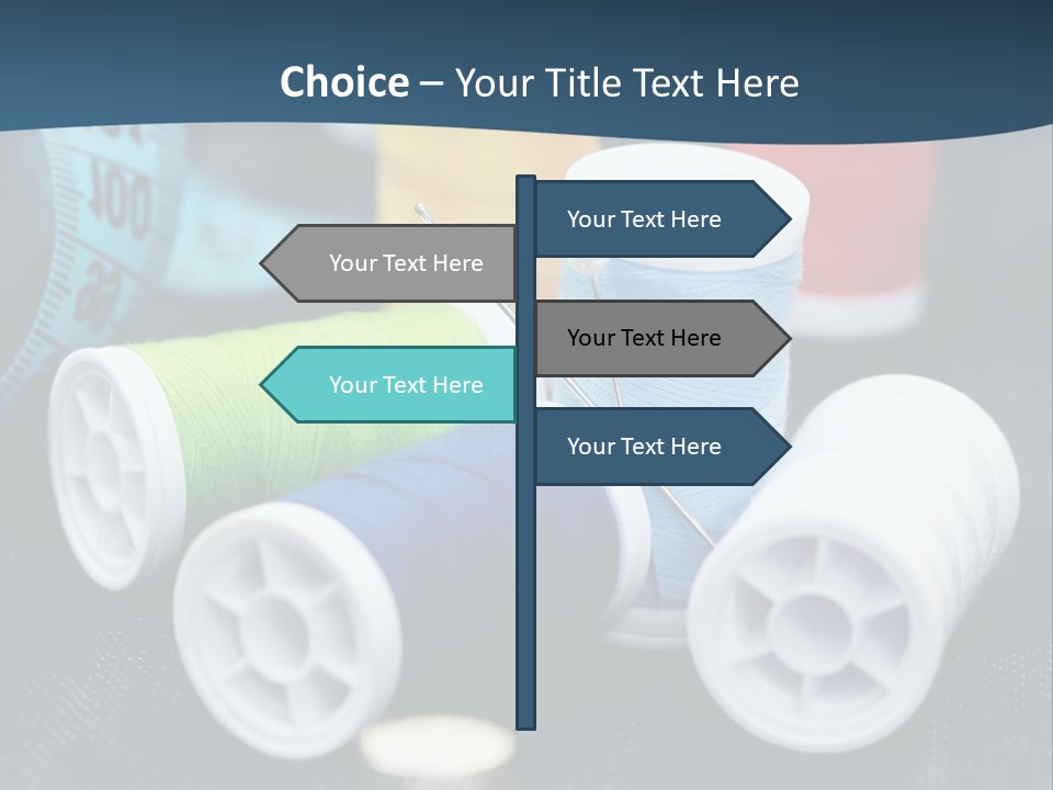 Garment Kit Tape PowerPoint Template