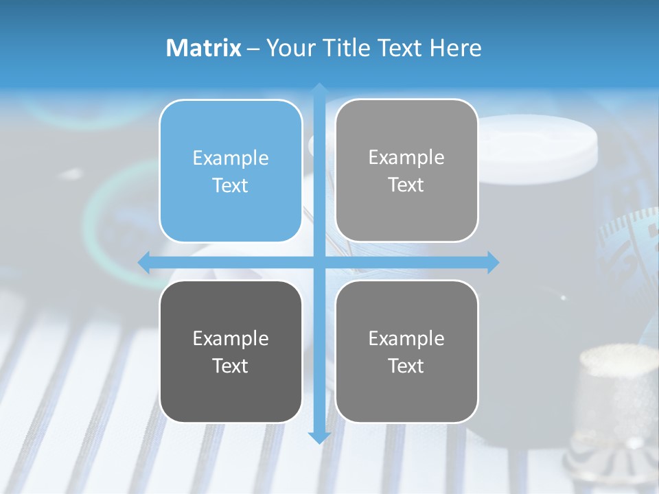 Kit Clothing Tailor PowerPoint Template