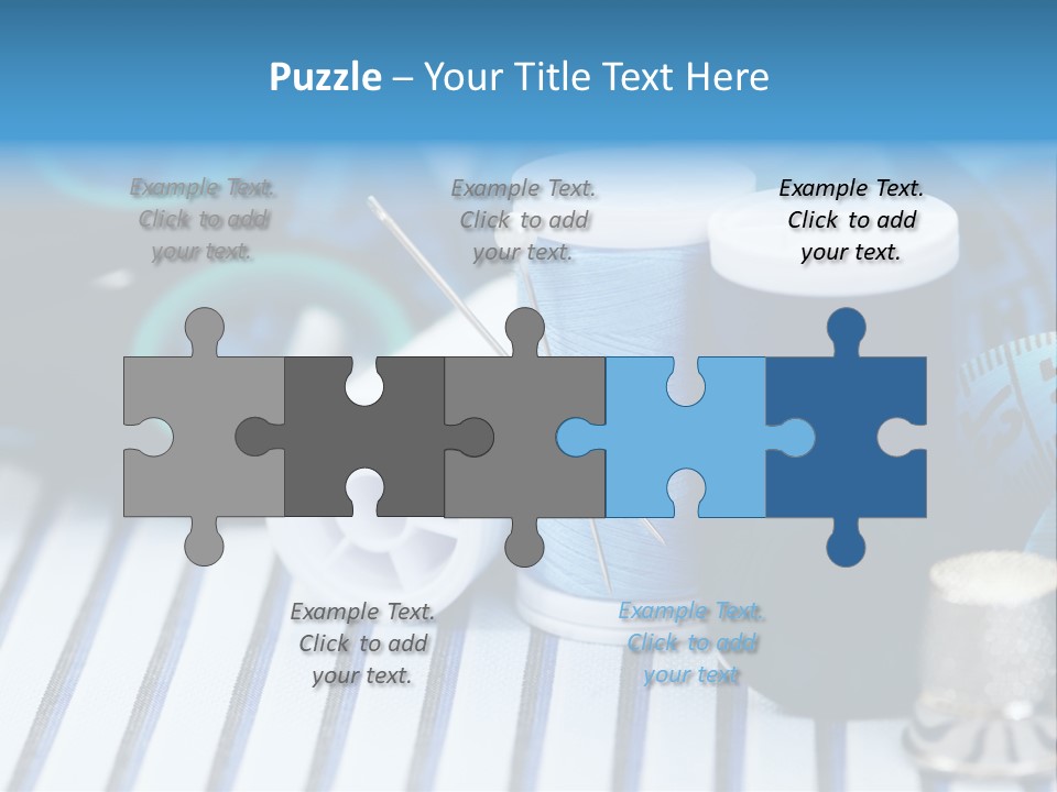 Kit Clothing Tailor PowerPoint Template