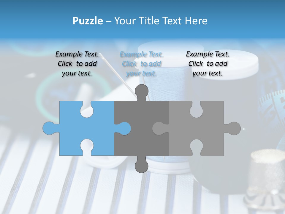 Kit Clothing Tailor PowerPoint Template