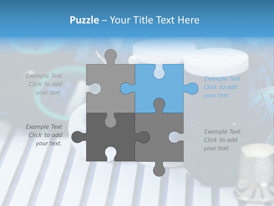Kit Clothing Tailor PowerPoint Template