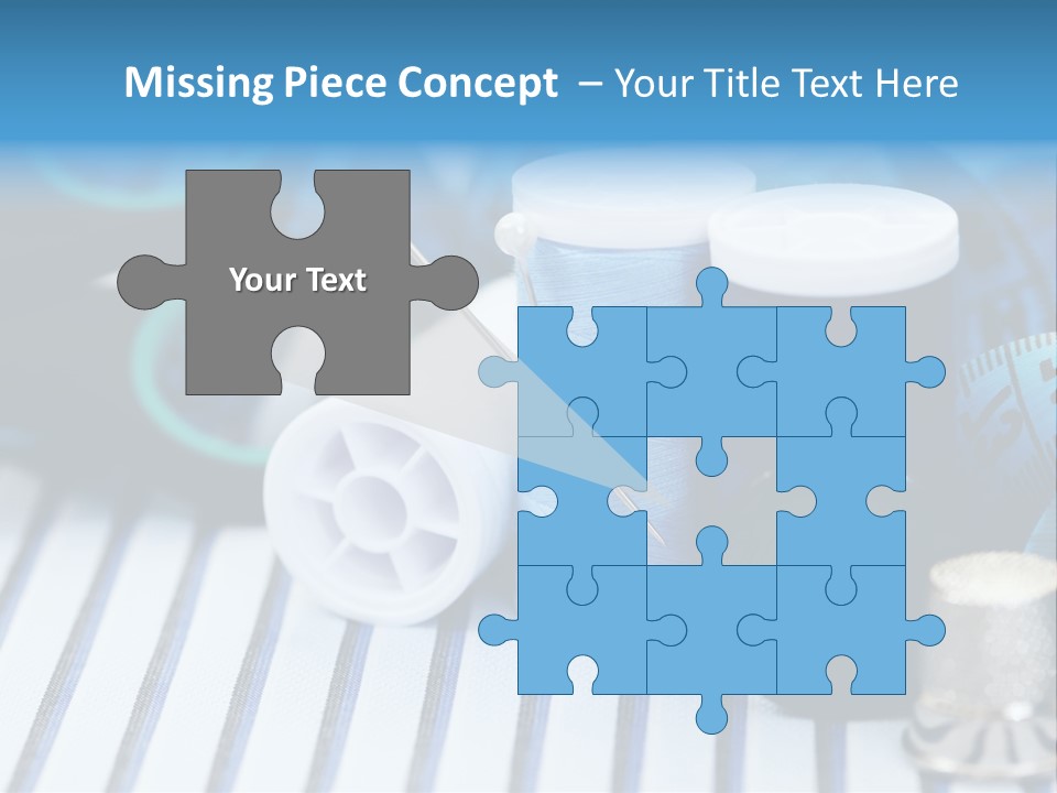 Kit Clothing Tailor PowerPoint Template