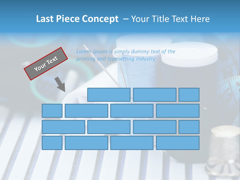 Kit Clothing Tailor PowerPoint Template
