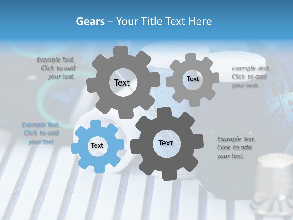 Kit Clothing Tailor PowerPoint Template