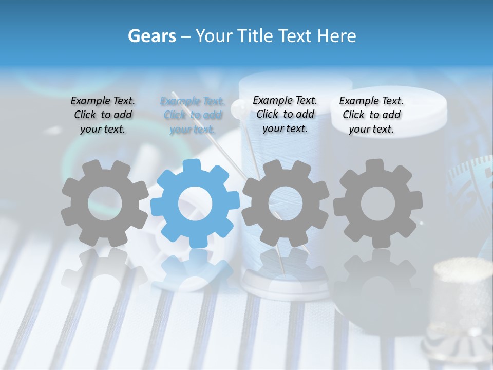 Kit Clothing Tailor PowerPoint Template