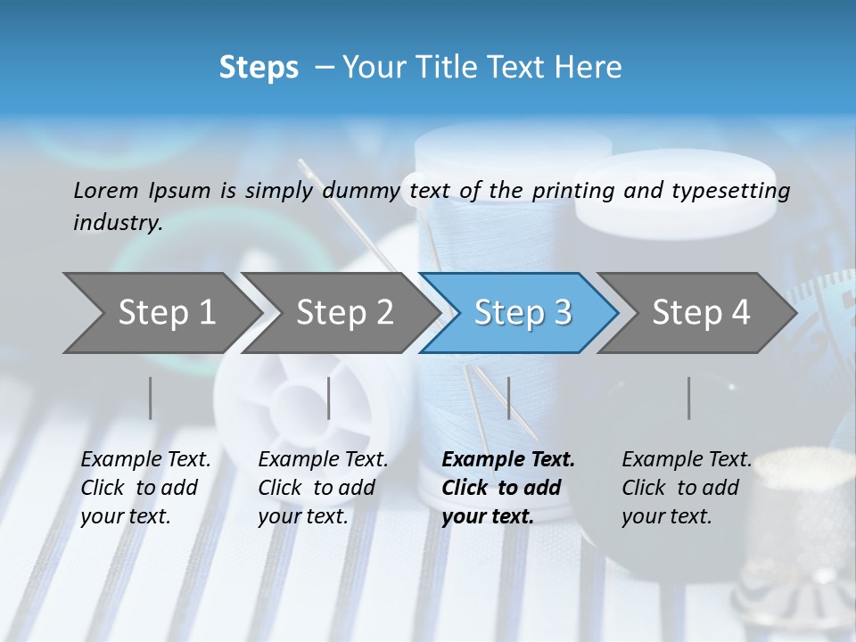Kit Clothing Tailor PowerPoint Template