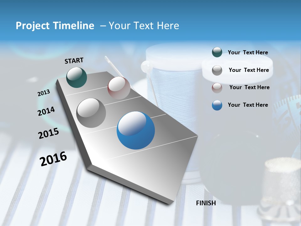 Kit Clothing Tailor PowerPoint Template