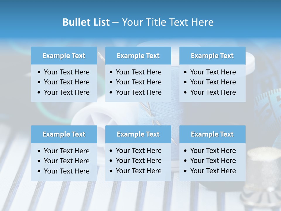Kit Clothing Tailor PowerPoint Template