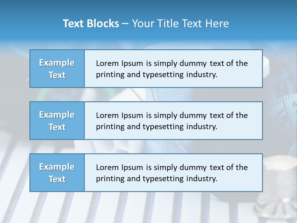 Kit Clothing Tailor PowerPoint Template