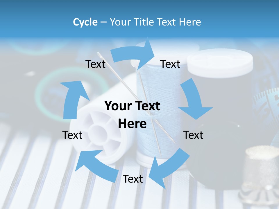 Kit Clothing Tailor PowerPoint Template