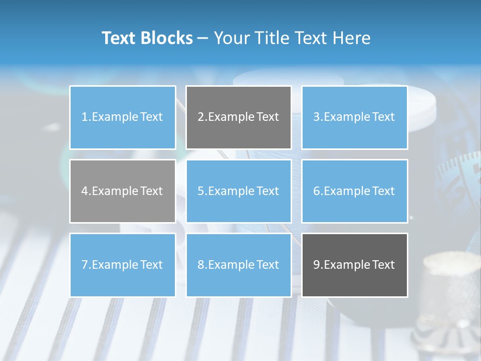 Kit Clothing Tailor PowerPoint Template