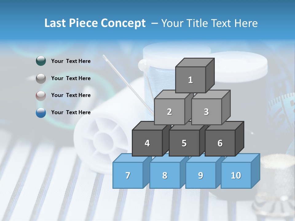 Kit Clothing Tailor PowerPoint Template