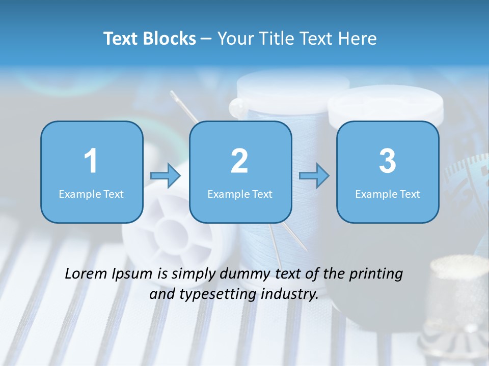 Kit Clothing Tailor PowerPoint Template