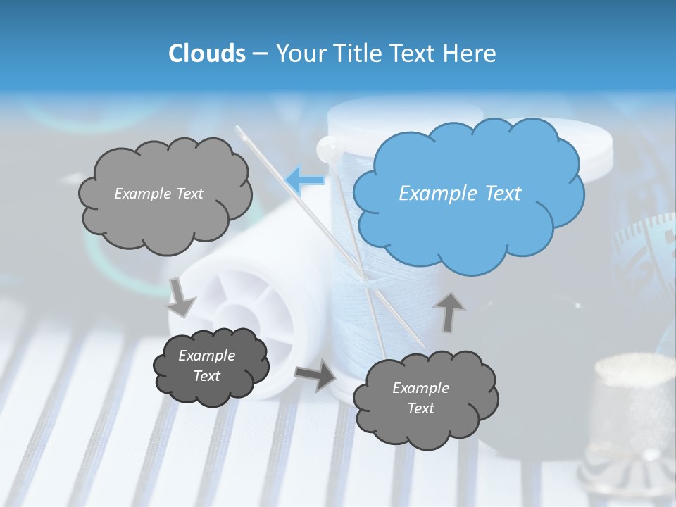 Kit Clothing Tailor PowerPoint Template