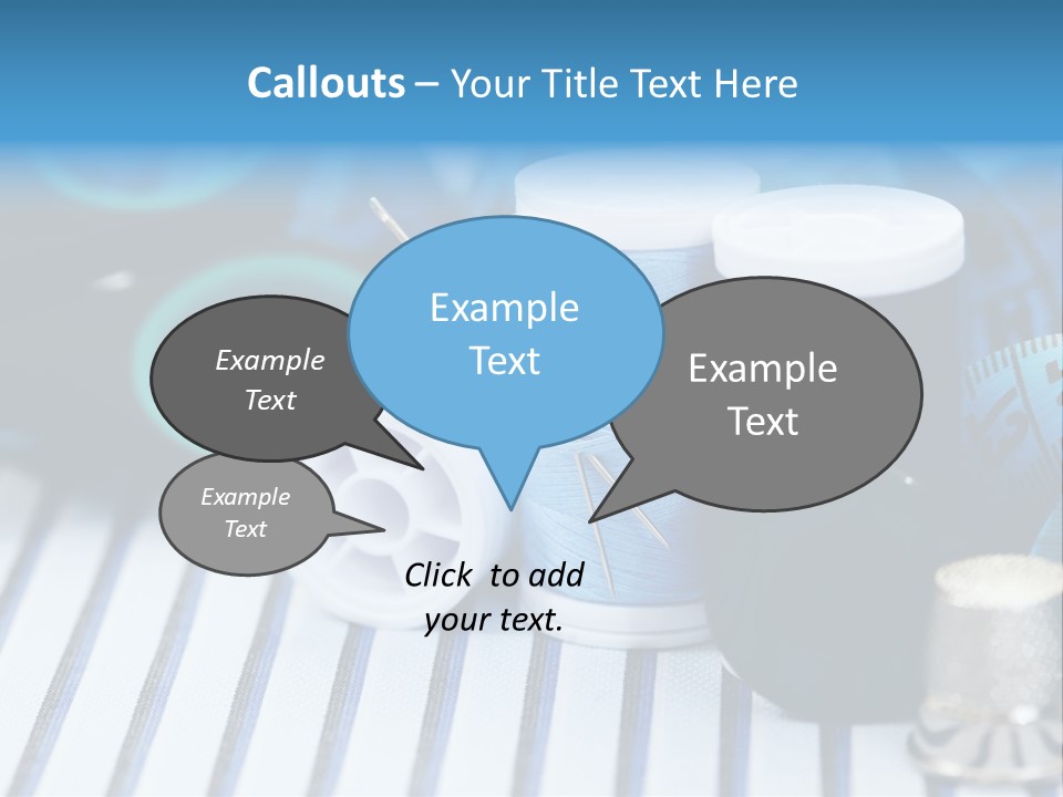 Kit Clothing Tailor PowerPoint Template