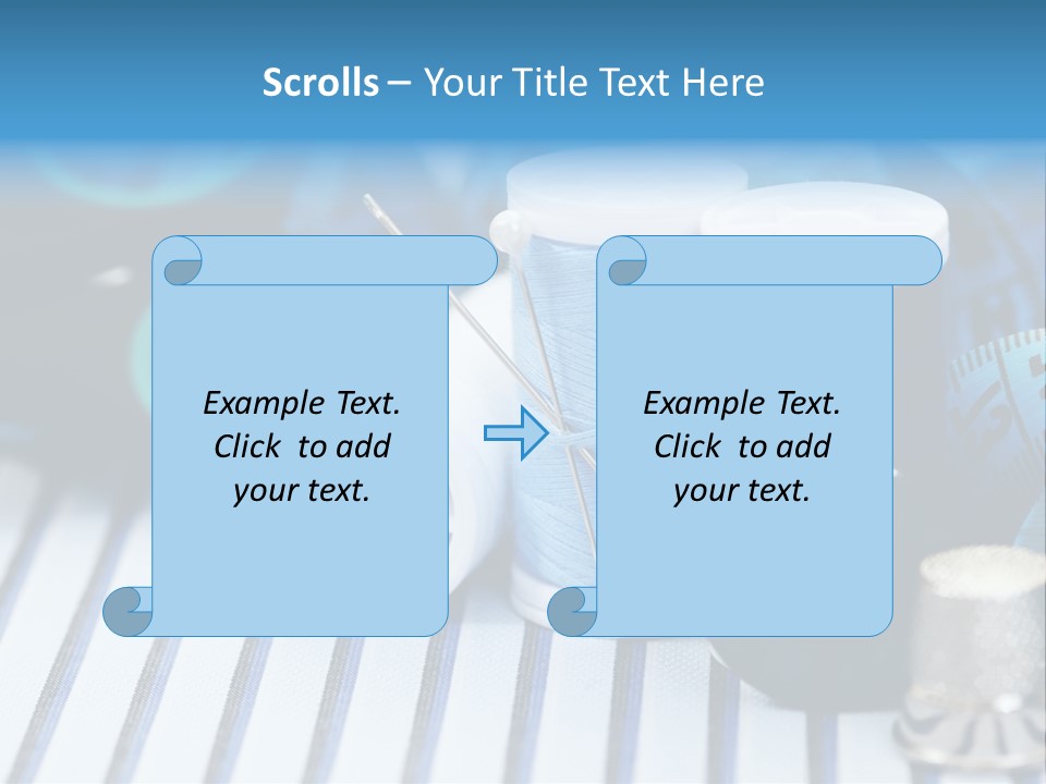 Kit Clothing Tailor PowerPoint Template