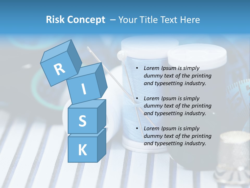 Kit Clothing Tailor PowerPoint Template