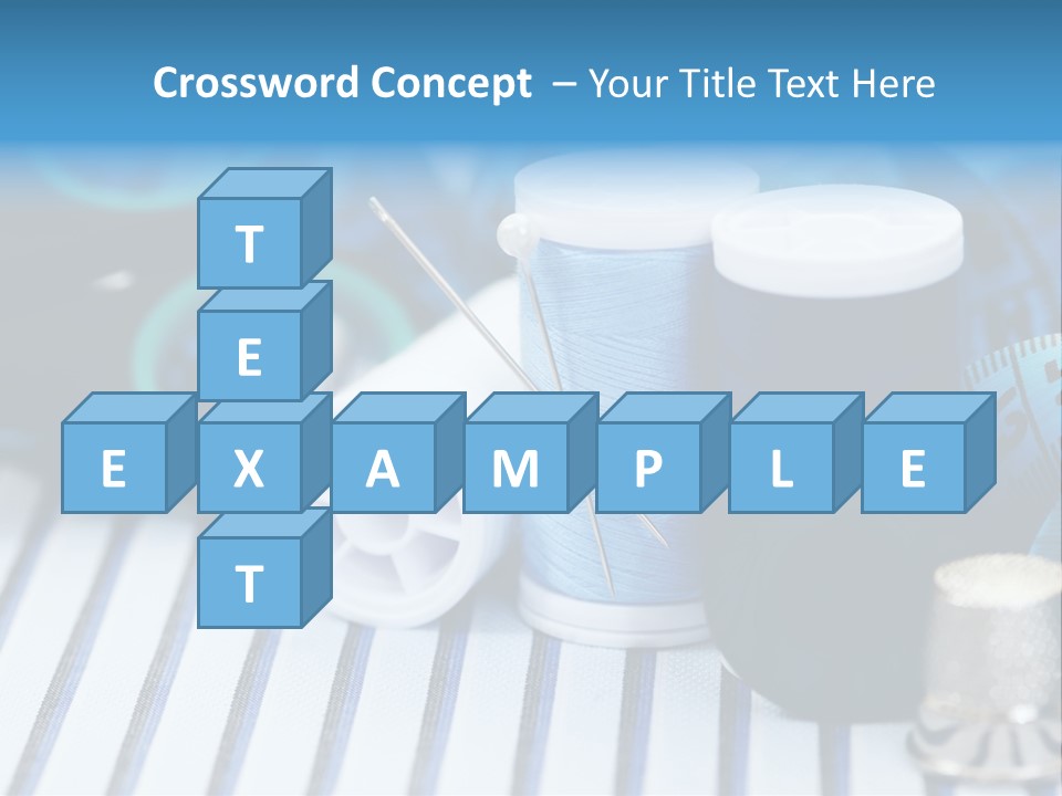Kit Clothing Tailor PowerPoint Template