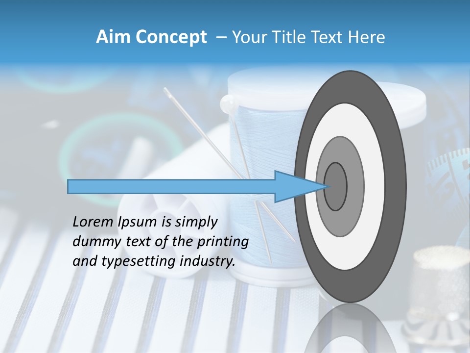 Kit Clothing Tailor PowerPoint Template