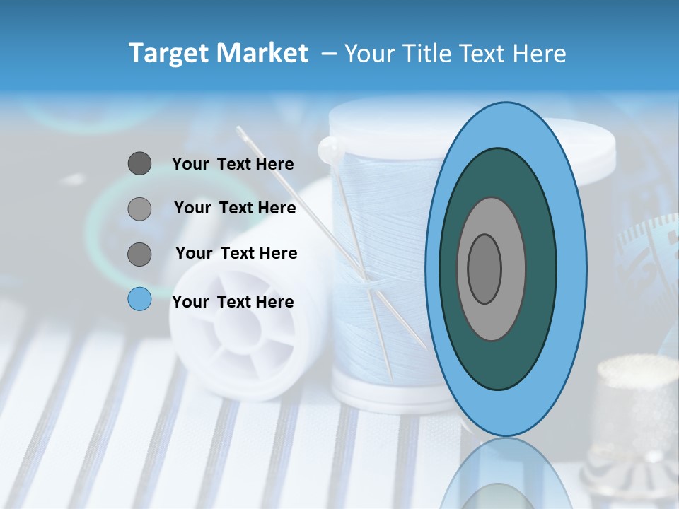 Kit Clothing Tailor PowerPoint Template