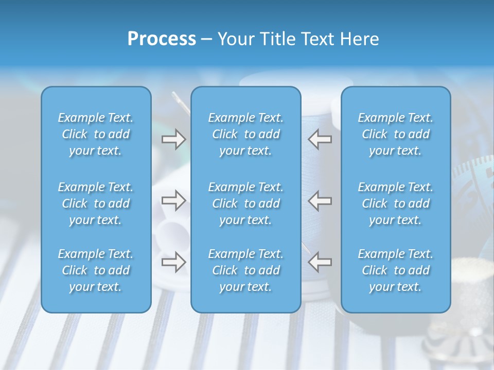 Kit Clothing Tailor PowerPoint Template
