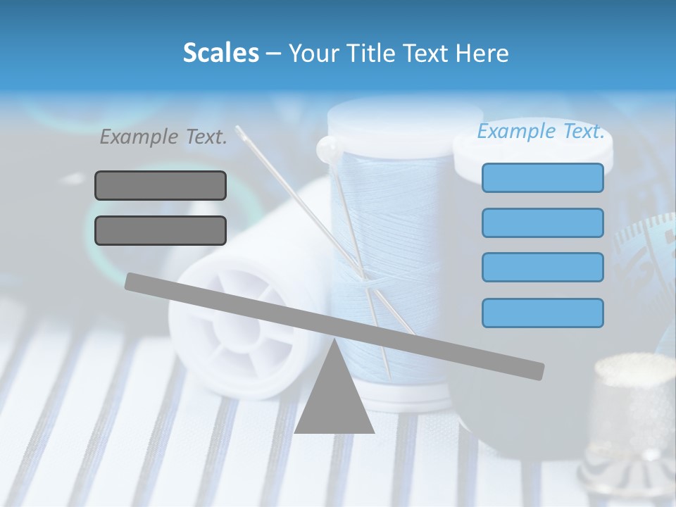 Kit Clothing Tailor PowerPoint Template