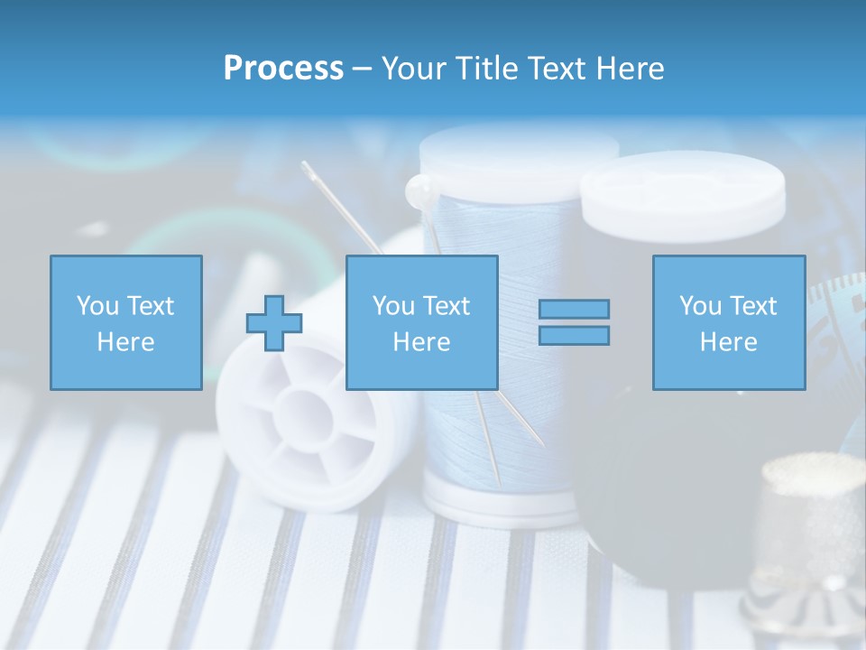 Kit Clothing Tailor PowerPoint Template