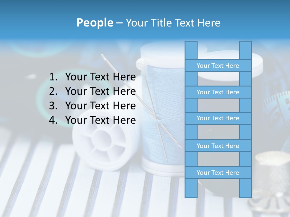 Kit Clothing Tailor PowerPoint Template