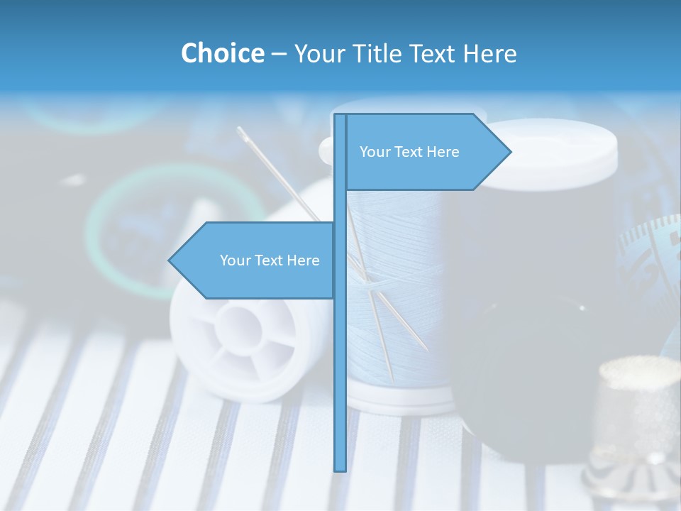 Kit Clothing Tailor PowerPoint Template