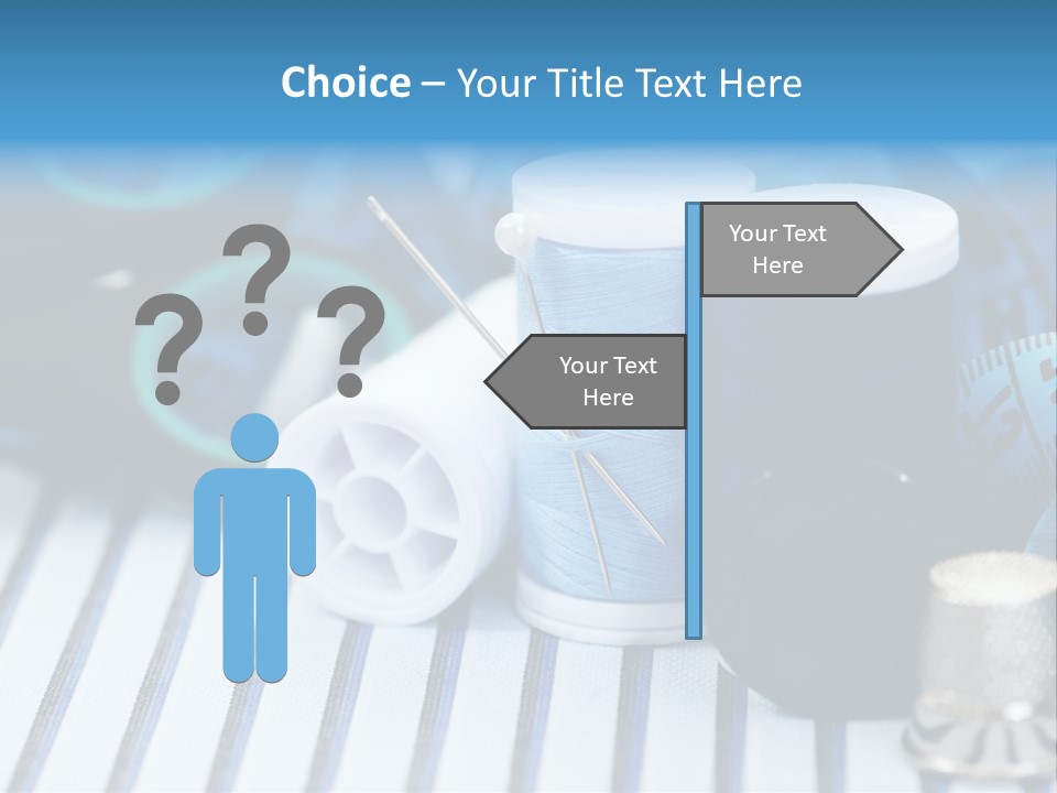 Kit Clothing Tailor PowerPoint Template