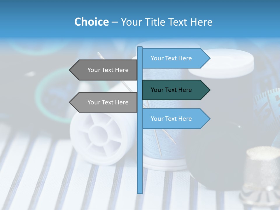 Kit Clothing Tailor PowerPoint Template