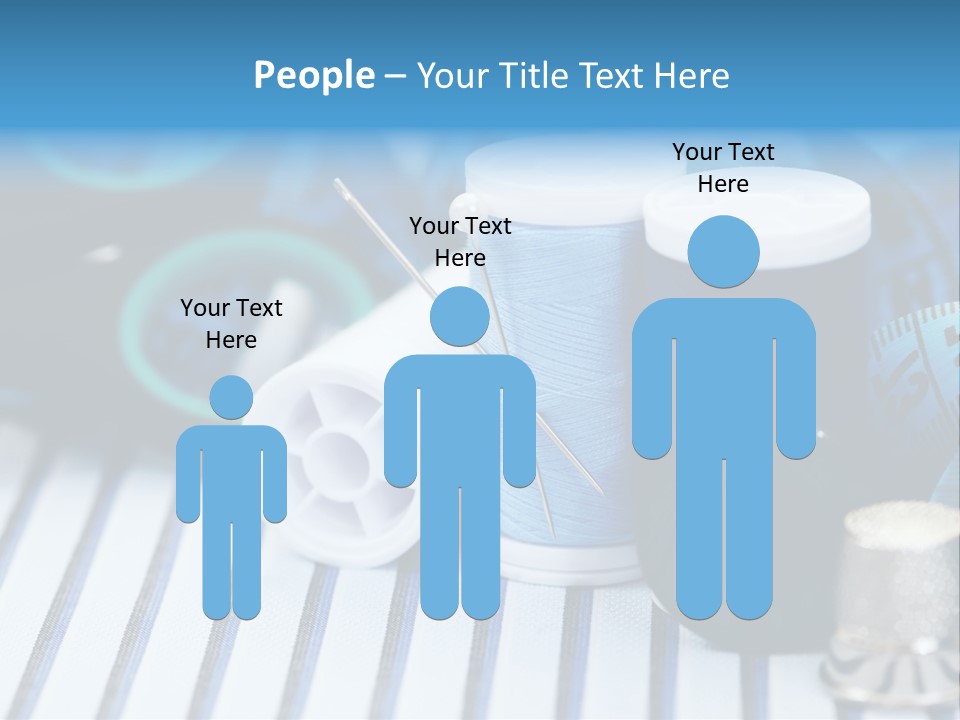 Kit Clothing Tailor PowerPoint Template