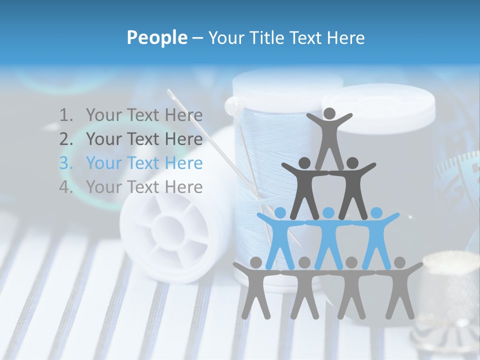 Kit Clothing Tailor PowerPoint Template