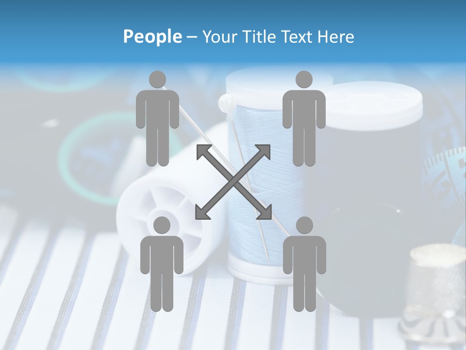 Kit Clothing Tailor PowerPoint Template